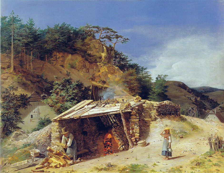 Lime kiln in the Hinterbruhl